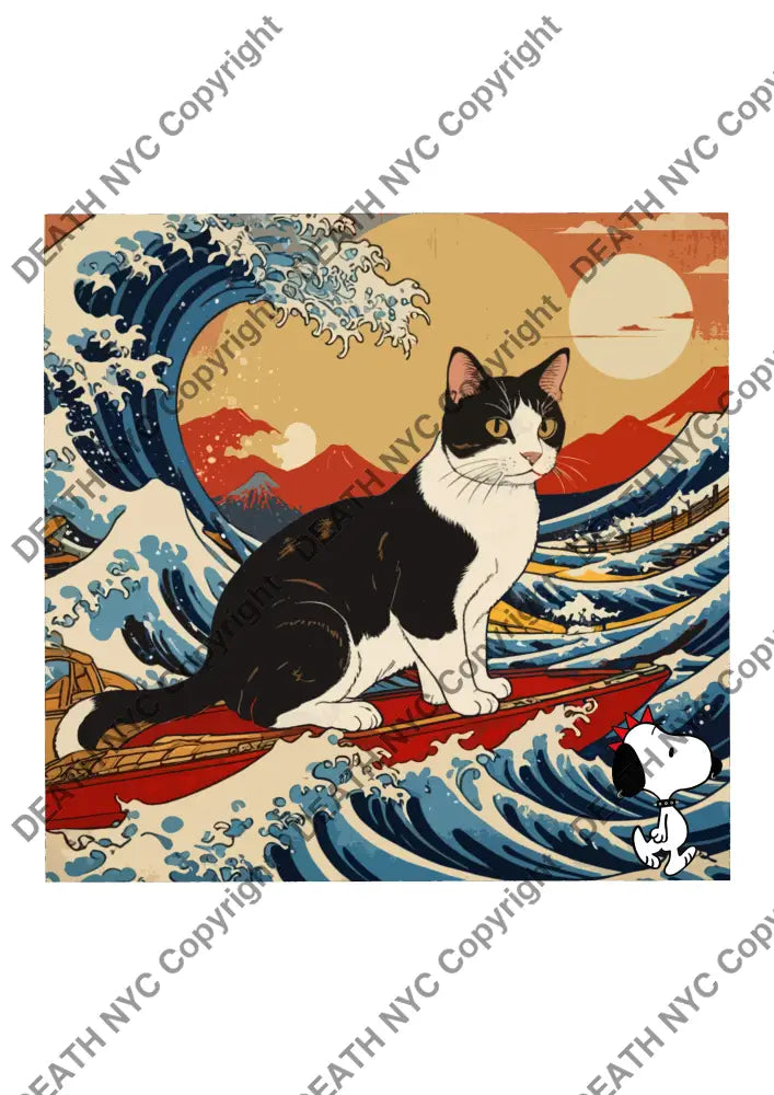 ’Deathmm128’ 45X32Cm Cat (Edition Of 100*) (2024) Art Print