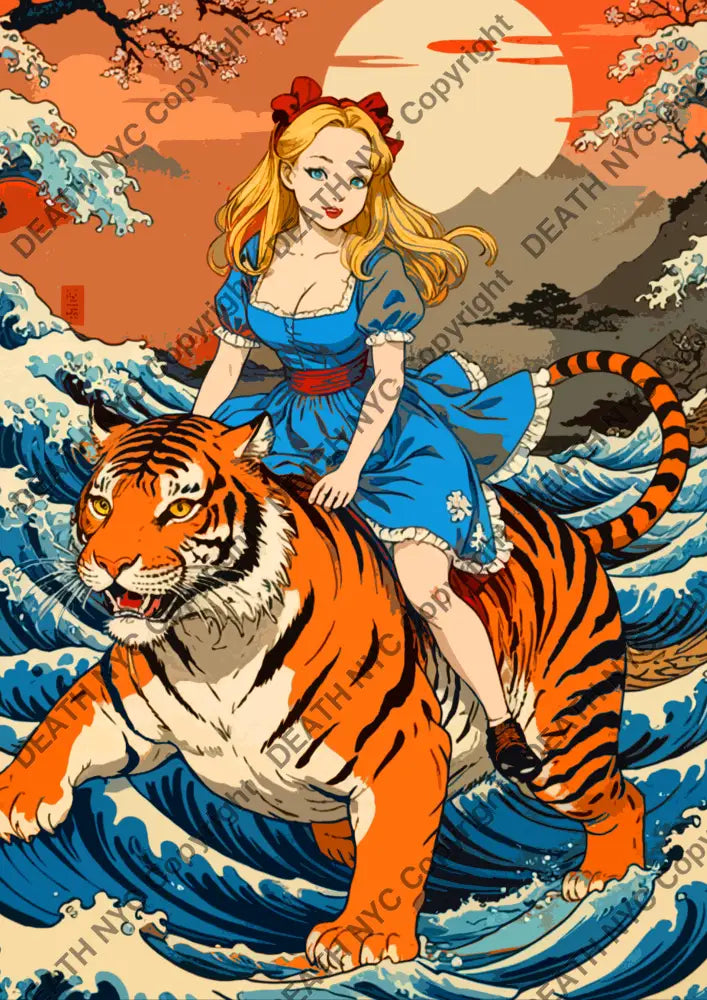 ’Deathmm139’ 45X32Cm Alice (Edition Of 100*) (2024) Art Print