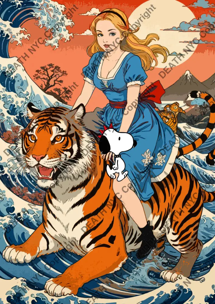 ’Deathmm141’ 45X32Cm Alice (Edition Of 100*) (2024) Art Print