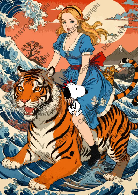 ’Deathmm141’ 45X32Cm Alice (Edition Of 100*) (2024) Art Print