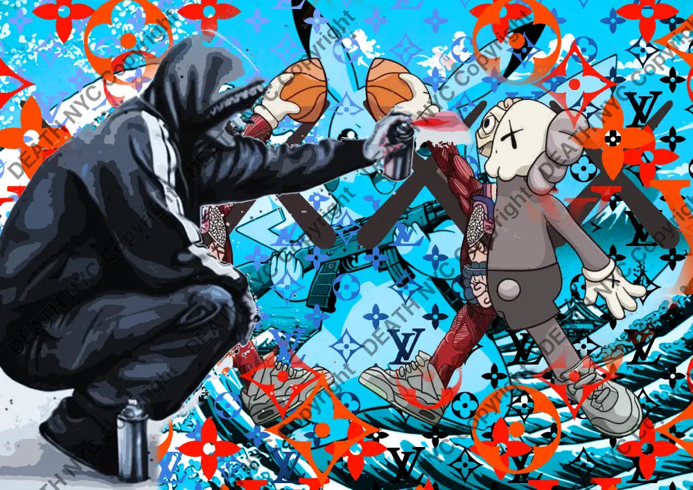 ’Deathmn59’ 45X32Cm Banksy (Edition Of 100*) (2024) Art Print