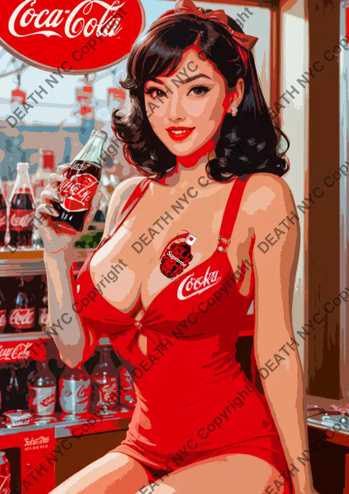 ’Deathmo206’’ 45X32Cm (Edition Of 100*) (2024) Cok Girl Art Print