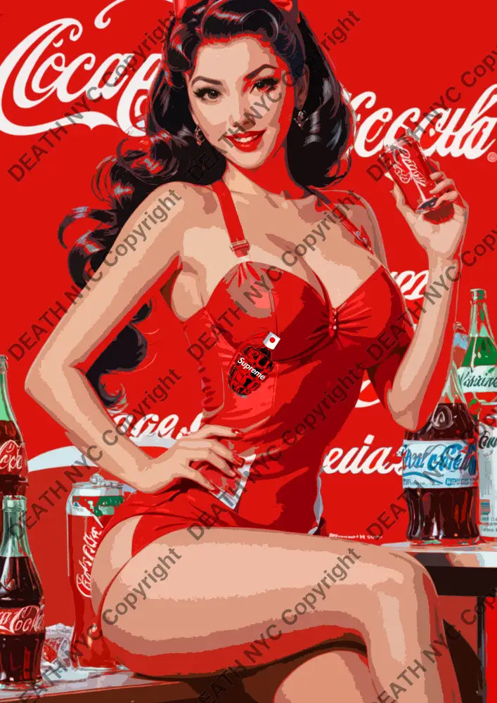 ’Deathmo207’’ 45X32Cm (Edition Of 100*) (2024) Cok Girl Art Print