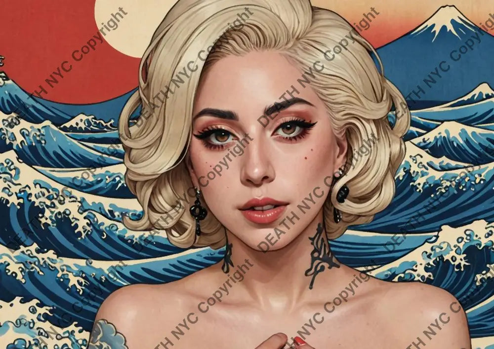 ’Deathmo74’ 45X32Cm Gaga (Edition Of 100*) (2024) Art Print