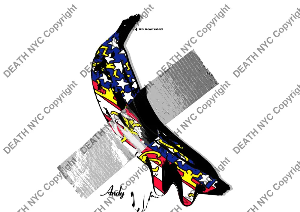 ’Deathmo94’ 45X32Cm Banana (Edition Of 100*) (2024) Art Print