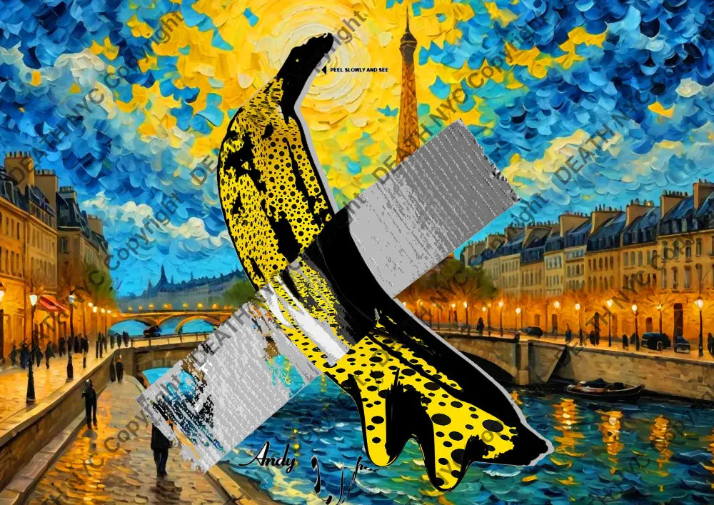 ’Deathmo97’ 45X32Cm Banana (Edition Of 100*) (2024) Art Print