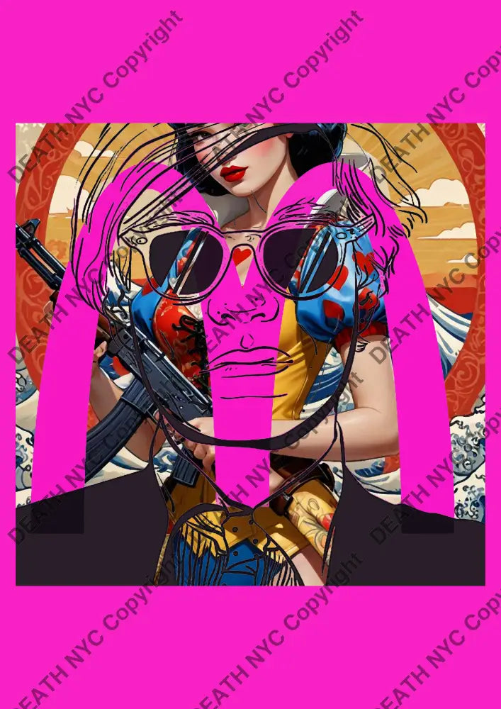 ’’Deathmr107’ 45X32Cm (Edition Of 100*) (2024) Art Print