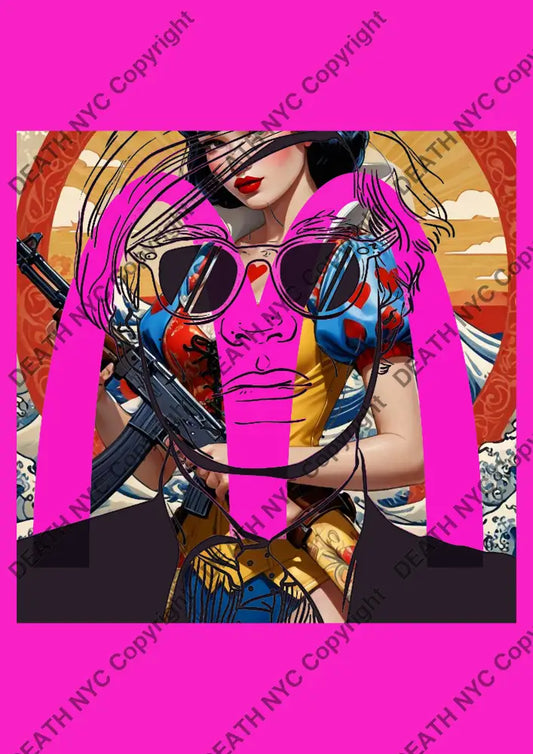 ’’Deathmr107’ 45X32Cm (Edition Of 100*) (2024) Art Print
