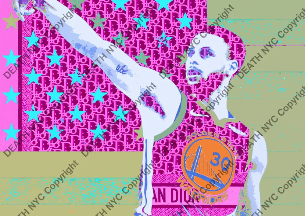 ’Deathmr38’ 45X32Cm Curry (Edition Of 100*) (2024) Art Print
