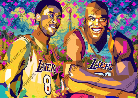 ’Deathmt34’ 45X32Cm Lakers (Edition Of 100*) (2024) Art Print