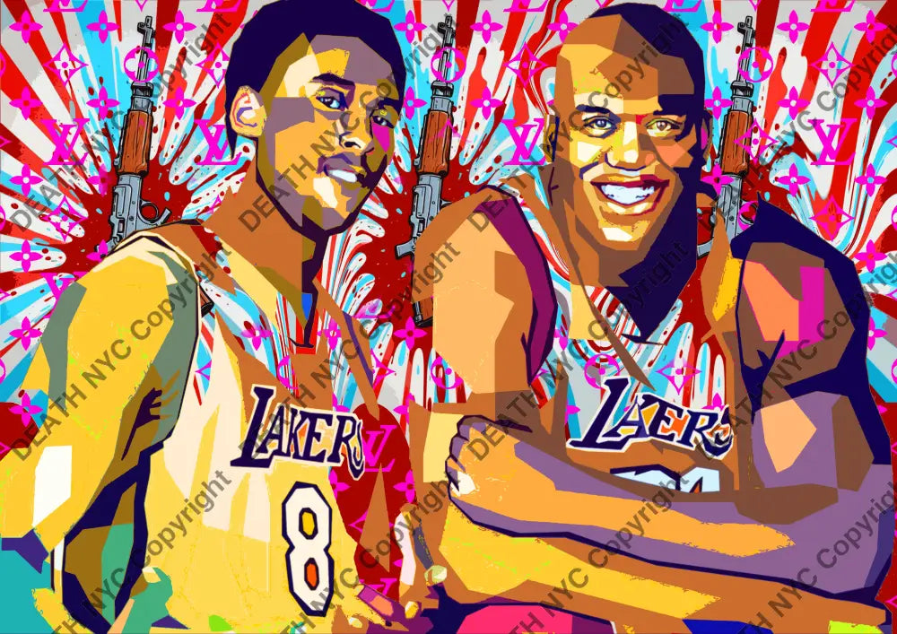 ’Deathmt35’ 45X32Cm Lakers (Edition Of 100*) (2024) Art Print