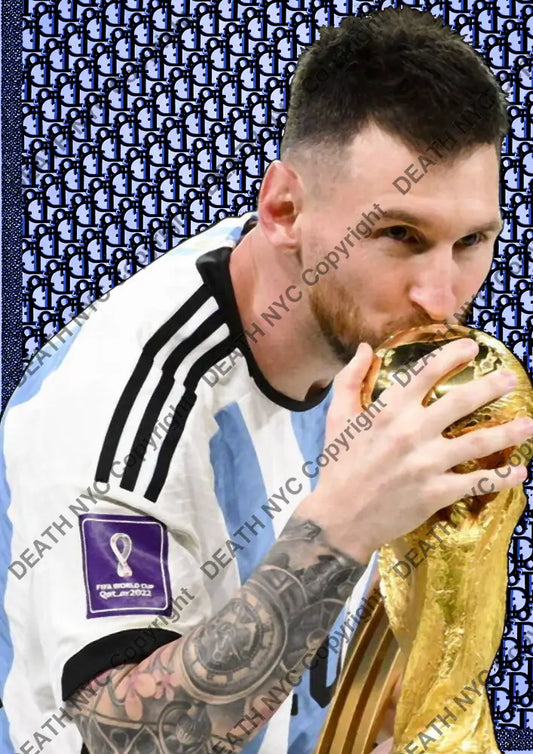 ’Deathmt60’ 45X32Cm Messi (Edition Of 100*) (2024) Art Print