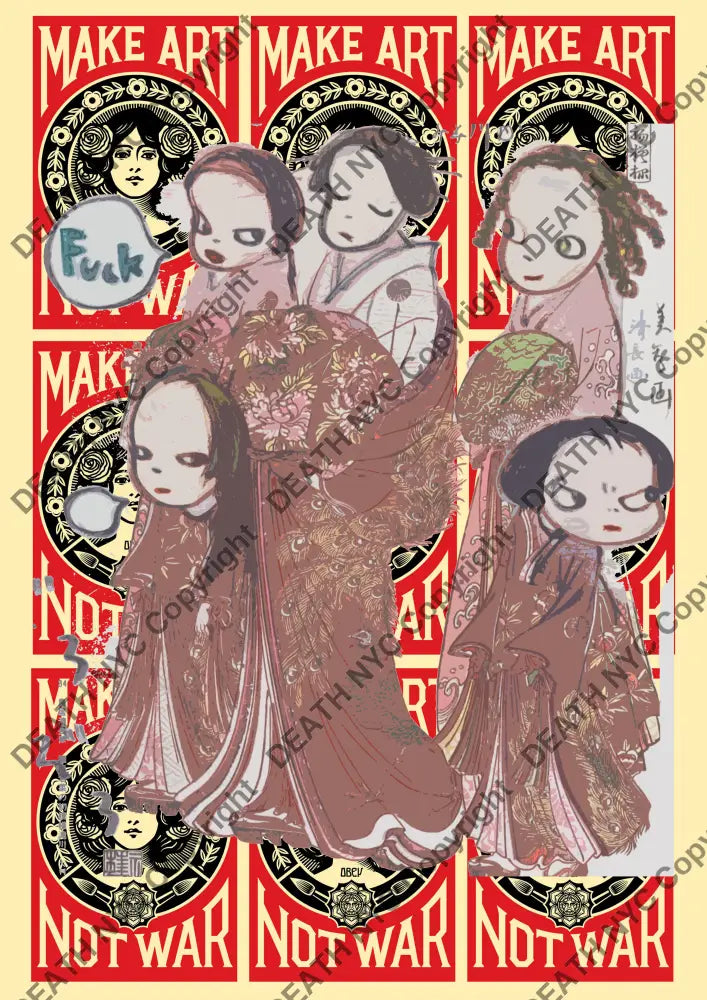 ’Deathmt8’ 45X32Cm Cute (Edition Of 100*) (2024) Art Print