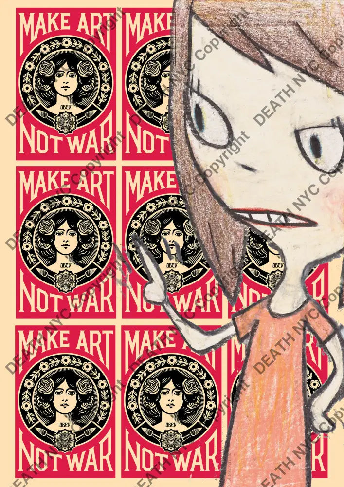 ’Deathmw170’ 45X32Cm Cute (Edition Of 100*) (2024) Art Print