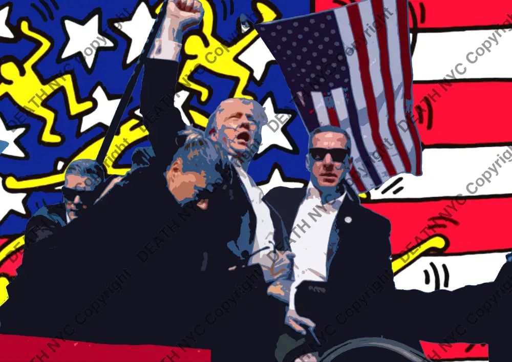 ’Deathmz103’ 45X32Cm Trump (Edition Of 100*) (2024) Art Print