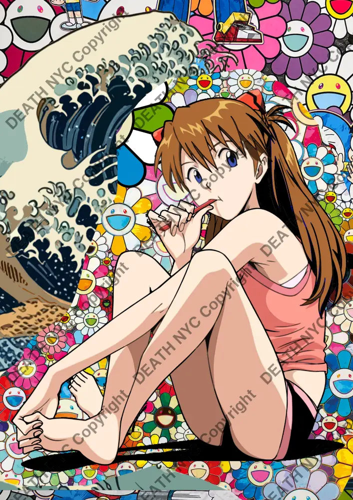 ’Deathmz200’ 45X32Cm Asuka (Edition Of 100*) (2024) Art Print