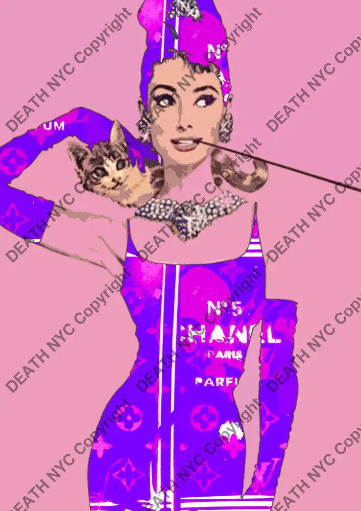 ’Deathnb135’’ 45X32Cm (Edition Of 100*) (2024) Audrey Art Print