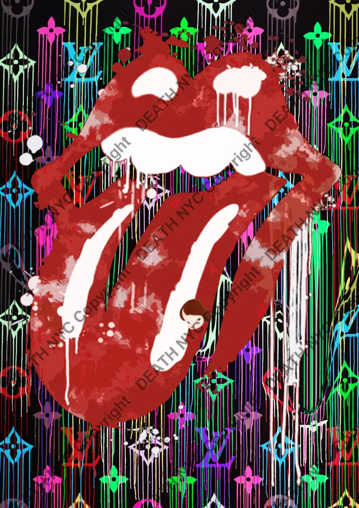 ’Deathnb28’’ 45X32Cm (Edition Of 100*) (2024) Stone Art Print