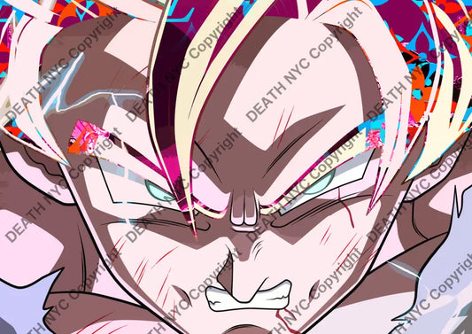 ’Deathnc125’ 45X32Cm Goku (Edition Of 100*) (2024) Art Print