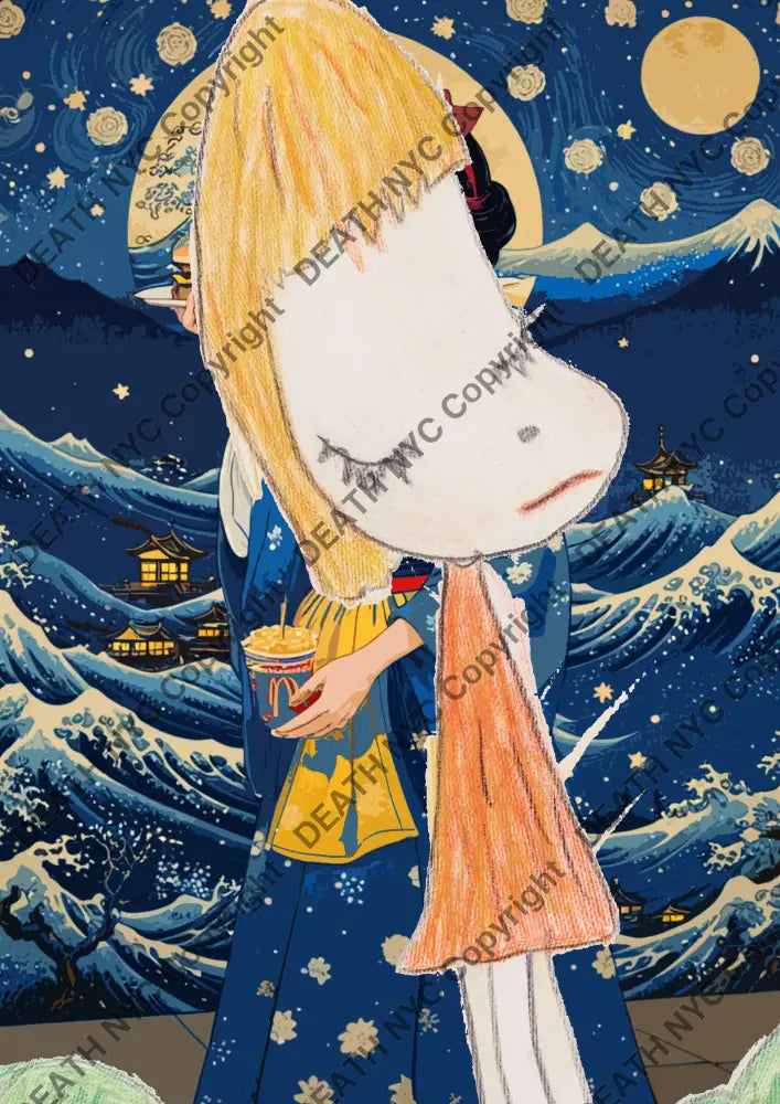 ’Deathnc93’ 45X32Cm Cute (Edition Of 100*) (2024) Art Print