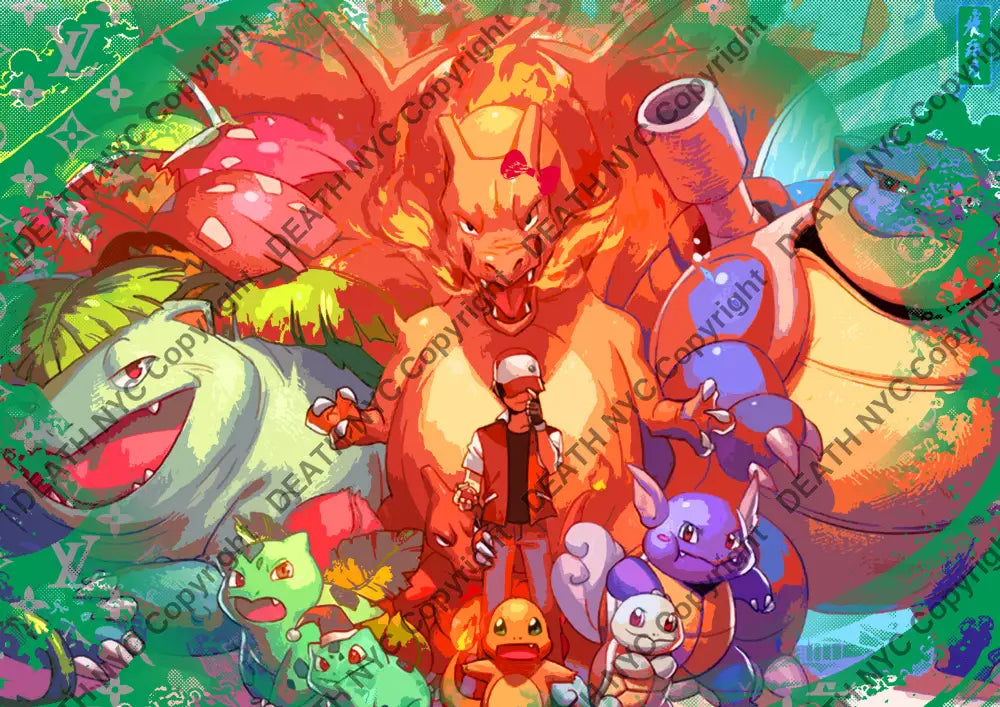 ’Deathne19’ 45X32Cm Pokemon (Edition Of 100*) (2024) Art Print