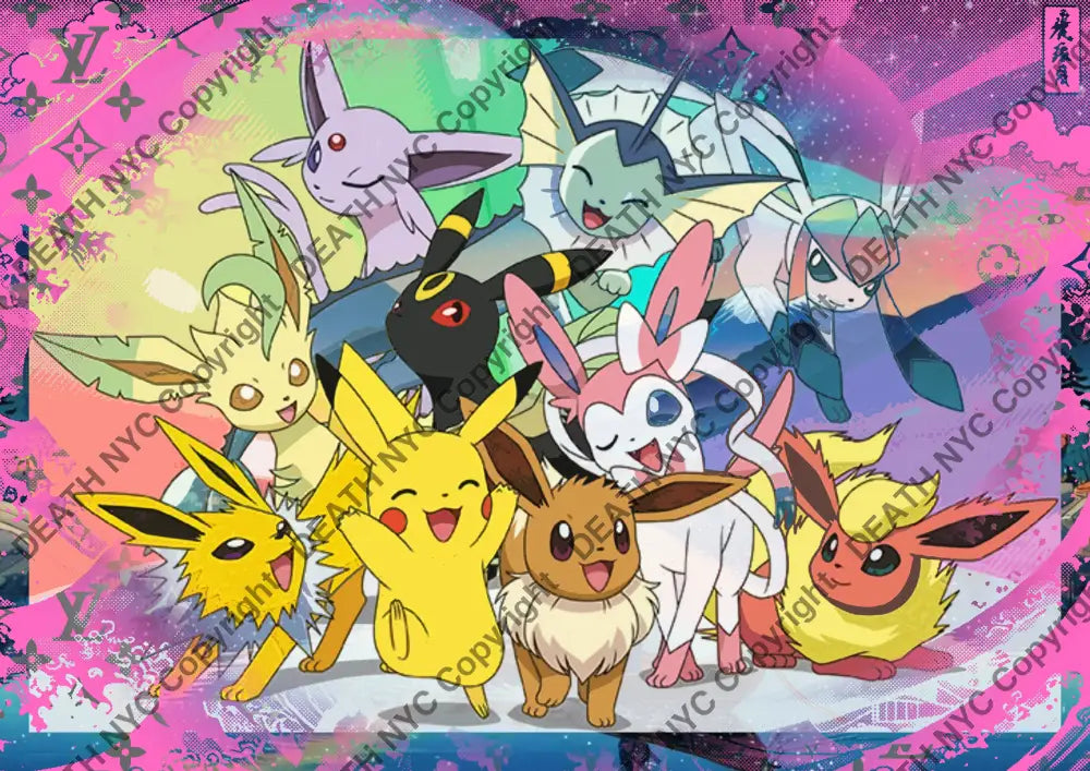 ’Deathne22’ 45X32Cm Pokemon (Edition Of 100*) (2024) Art Print