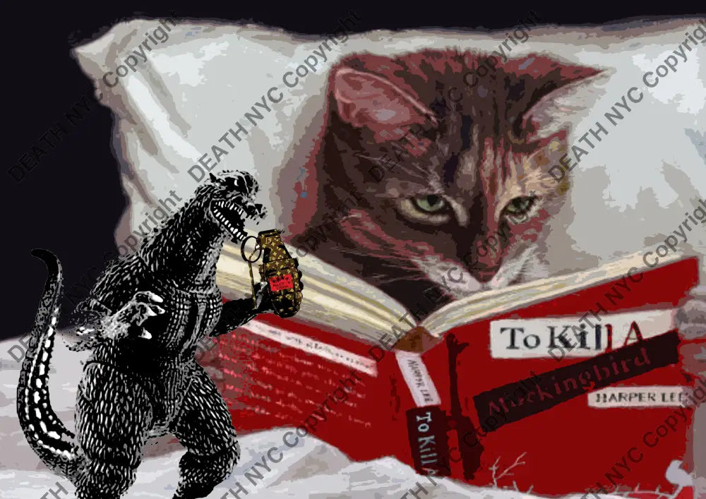 ’Deathne84’ 45X32Cm Godzilla (Edition Of 100*) (2024) Art Print