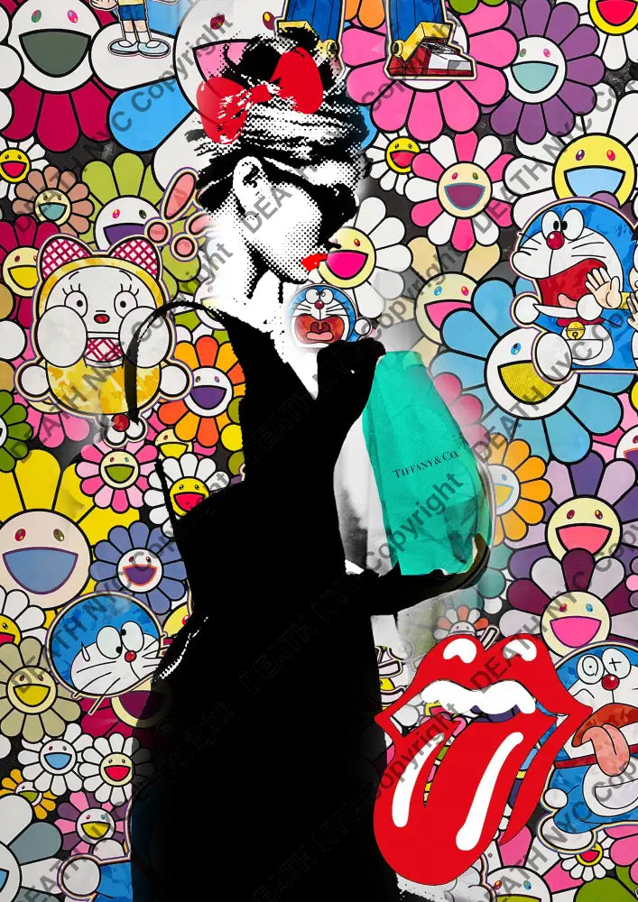 ’Deathng111’ 45X32Cm Audrey (Edition Of 100*) (2024) Art Print