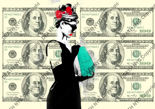 ’Deathng118’ 45X32Cm Audrey (Edition Of 100*) (2024) Art Print