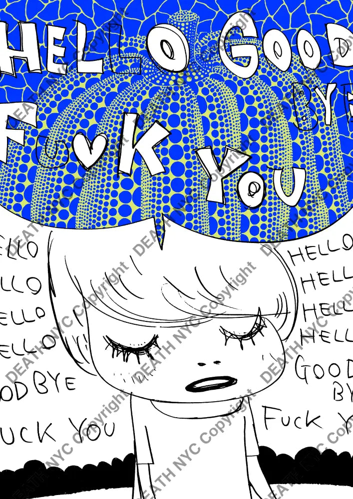 ’Deathng168’ 45X32Cm Cute (Edition Of 100*) (2024) Art Print