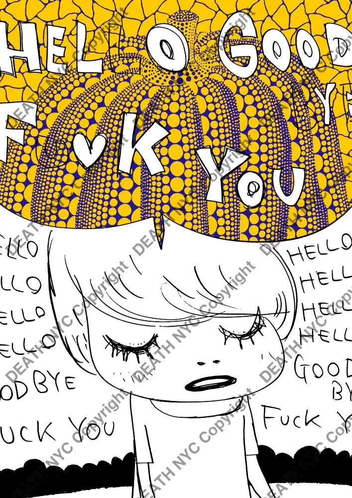 ’Deathng169’ 45X32Cm Cute (Edition Of 100*) (2024) Art Print