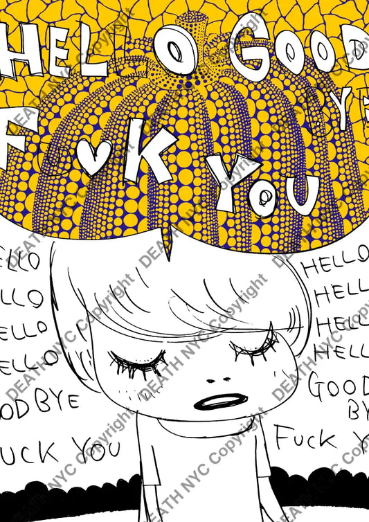 ’Deathng169’ 45X32Cm Cute (Edition Of 100*) (2024) Art Print