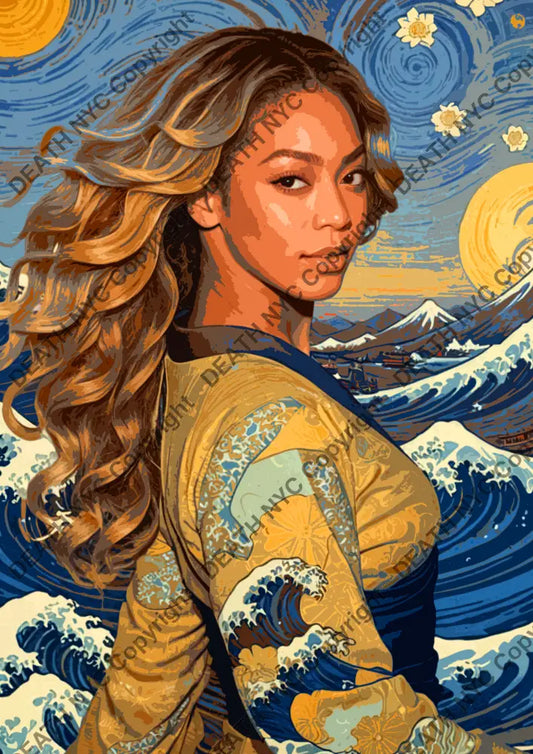 ’Deathnq146’’ 45X32Cm Beyonce (Edition Of 100*) (2024) Art Print