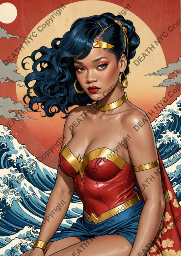 ’Deathnq156’’ 45X32Cm Rihanna (Edition Of 100*) (2024) Art Print