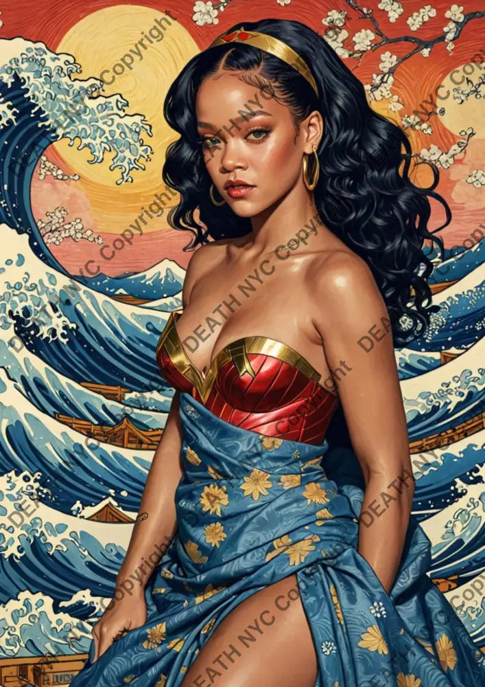 ’Deathnq159’’ 45X32Cm Rihanna (Edition Of 100*) (2024) Art Print