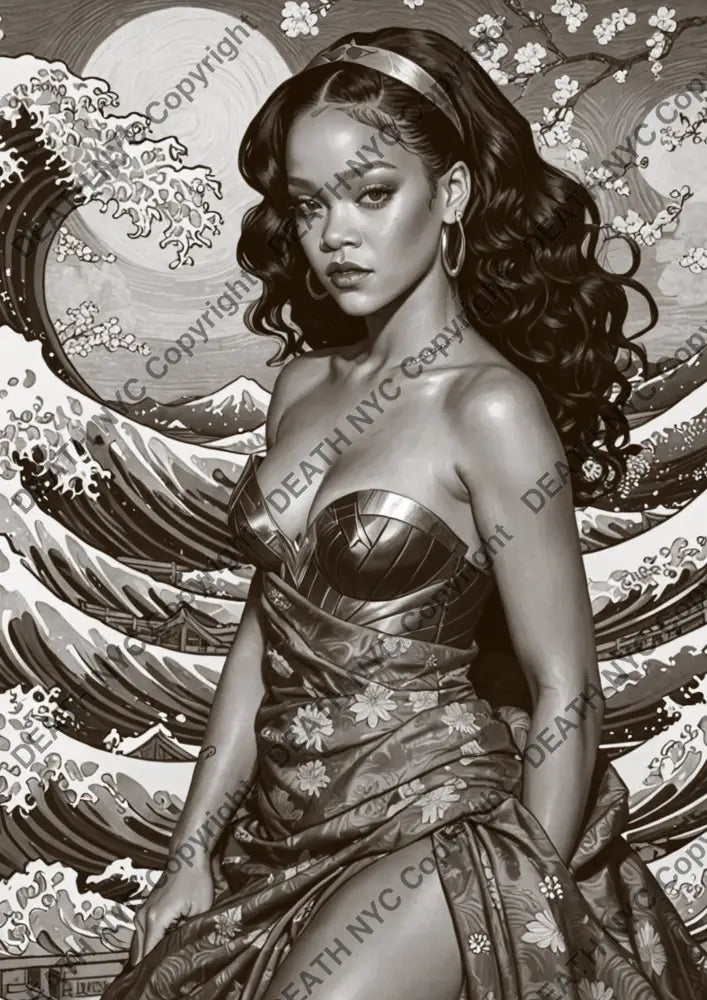 ’Deathnq160’’ 45X32Cm Rihanna (Edition Of 100*) (2024) Art Print