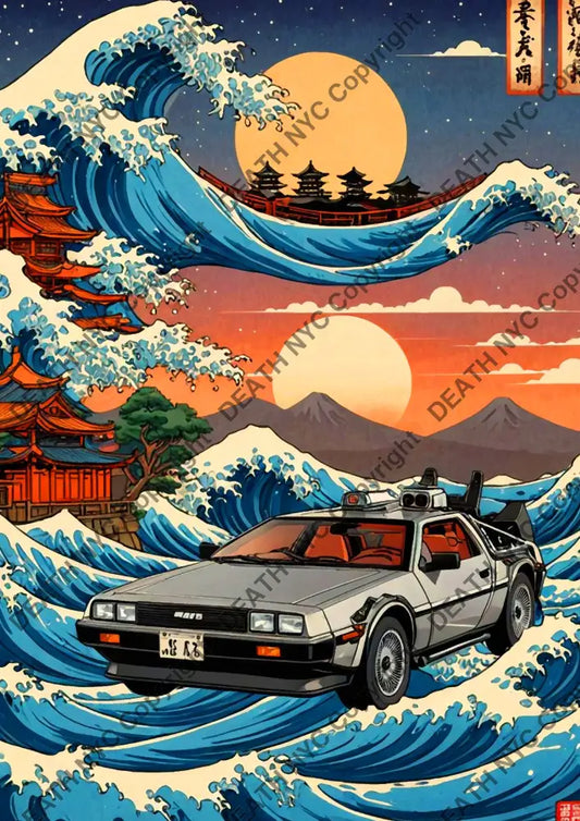 ’Deathnq76’’ 45X32Cm Wave (Edition Of 100*) (2024) Art Print
