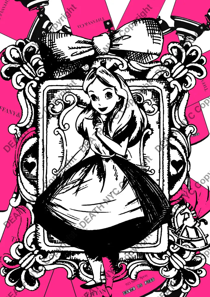 ’Deathnr152’’ 45X32Cm Alice (Edition Of 100*) (2024) Art Print