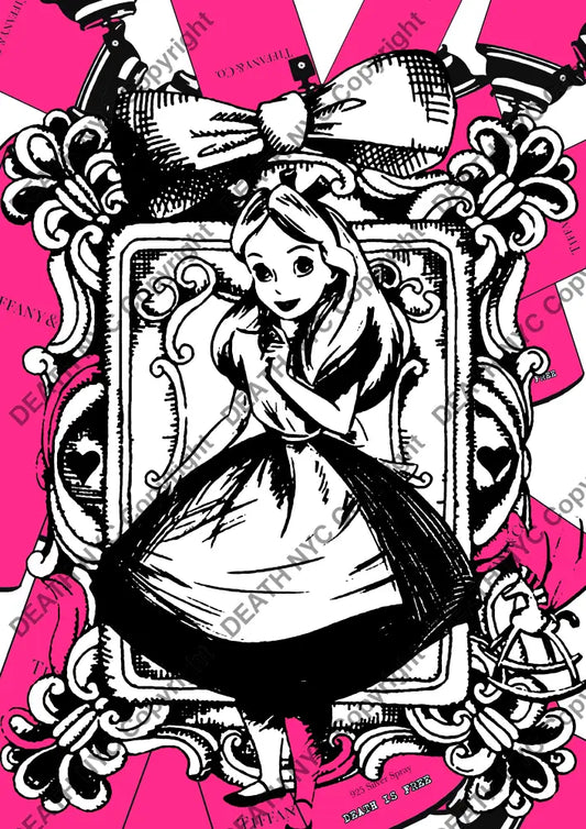 ’Deathnr152’’ 45X32Cm Alice (Edition Of 100*) (2024) Art Print