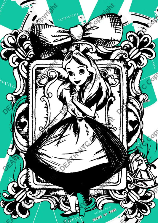 ’Deathnr153’’ 45X32Cm Alice (Edition Of 100*) (2024) Art Print