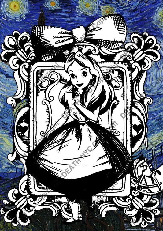 ’Deathnr154’’ 45X32Cm Alice (Edition Of 100*) (2024) Art Print