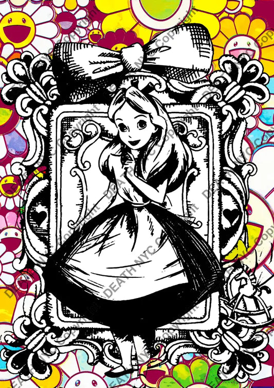 ’Deathnr155’’ 45X32Cm Alice (Edition Of 100*) (2024) Art Print