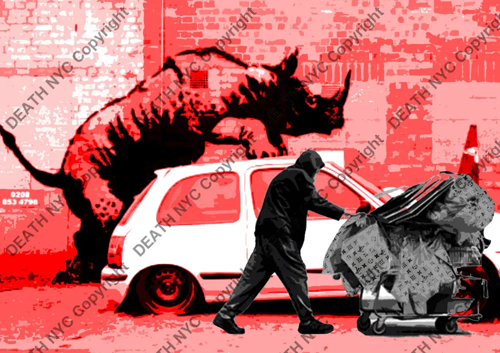 ’Deathnt68’’ 45X32Cm Banksy (Edition Of 100*) (2024) Art Print