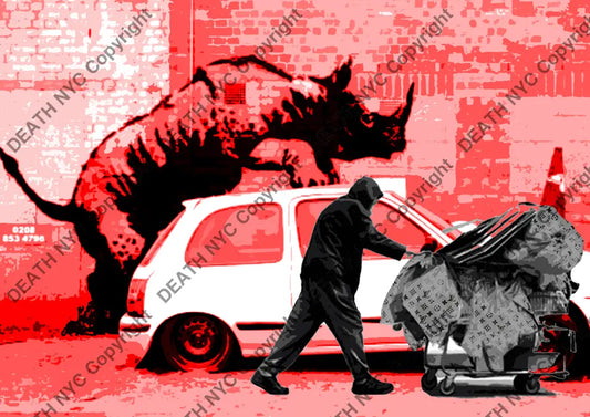 ’Deathnt68’’ 45X32Cm Banksy (Edition Of 100*) (2024) Art Print