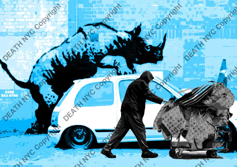’Deathnt69’’ 45X32Cm Banksy (Edition Of 100*) (2024) Art Print