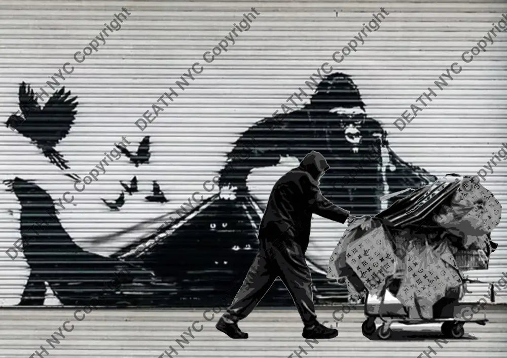 ’Deathnt77’’ 45X32Cm Banksy (Edition Of 100*) (2024) Art Print