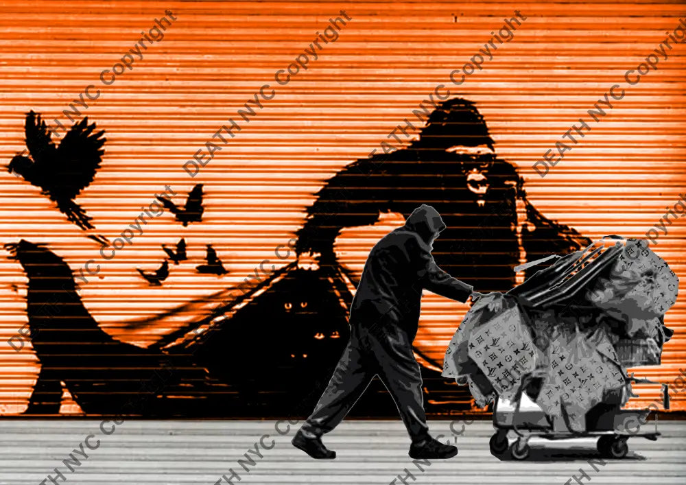 ’Deathnt80’’ 45X32Cm Banksy (Edition Of 100*) (2024) Art Print