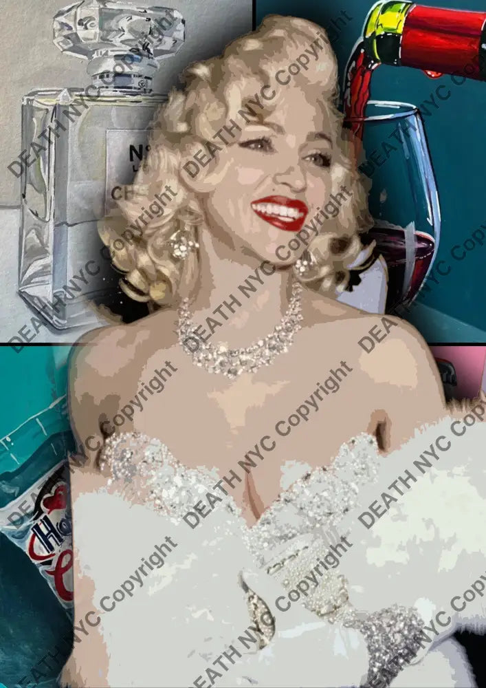 ’Deathnw66’’ 45X32Cm Madonna (Edition Of 100*) (2024) Art Print