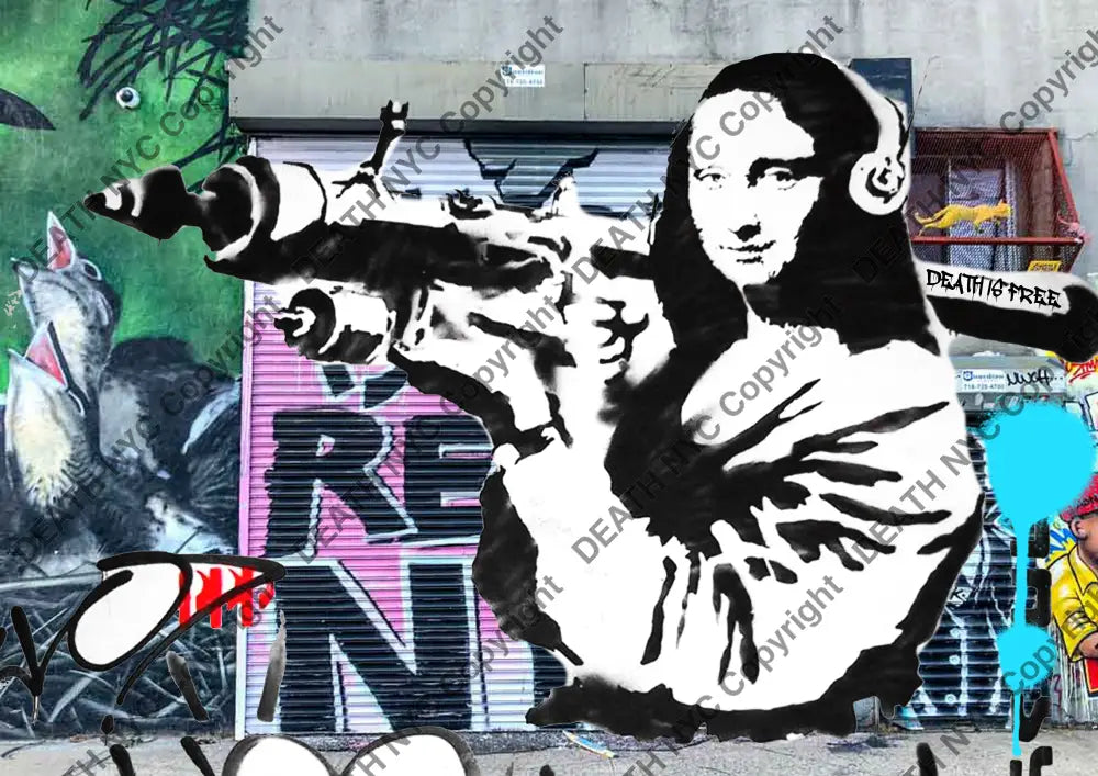 Deathp17 Mona (Edition Of 100) (2022) Art Print