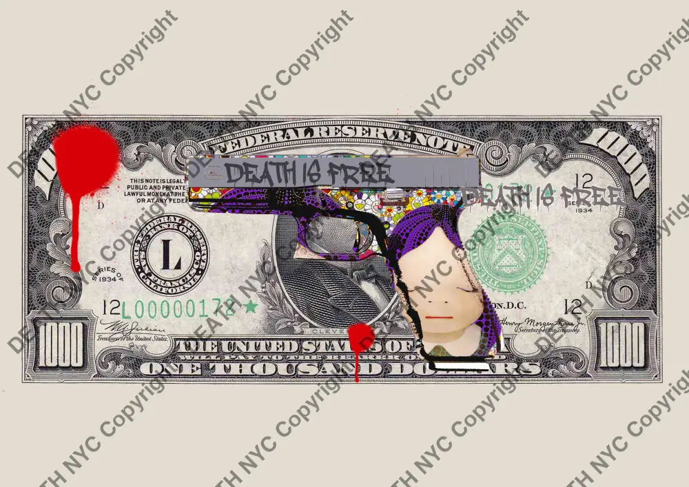 Deathp205 Gun (Edition Of 100) (2022) Art Print